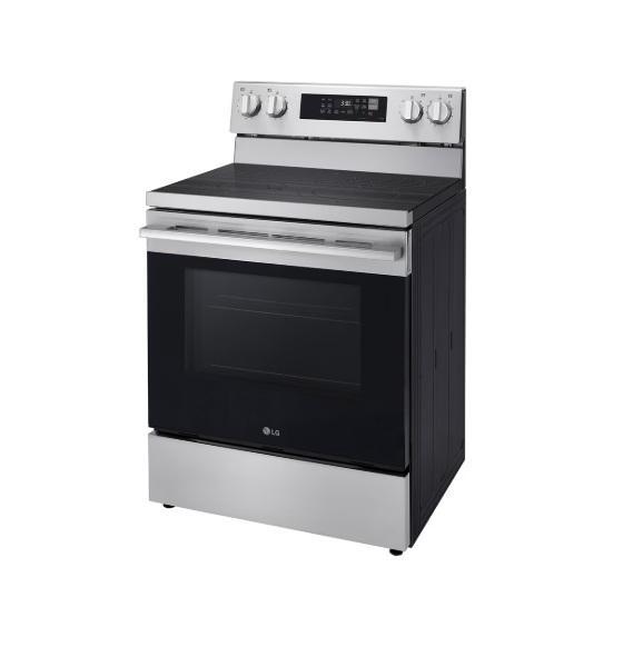 LG 30in Electric Smart Range, LREN6323YE - MSRP $1,145
