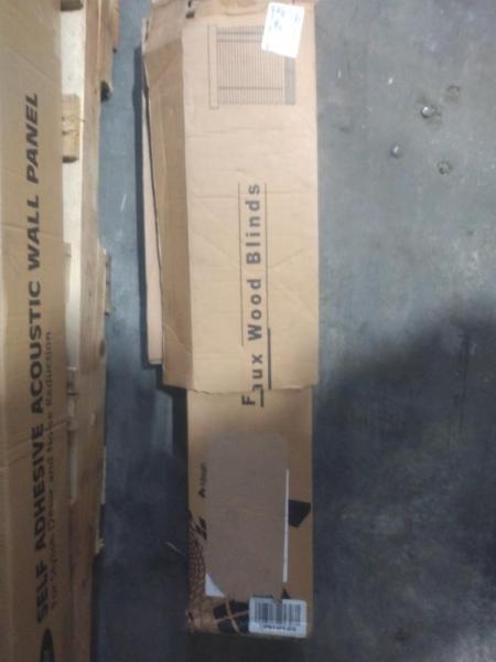 Unprocessed - AMZ LPNs - Faux Wood Blind, Acoustic Wall Panel - MSRP $2,999