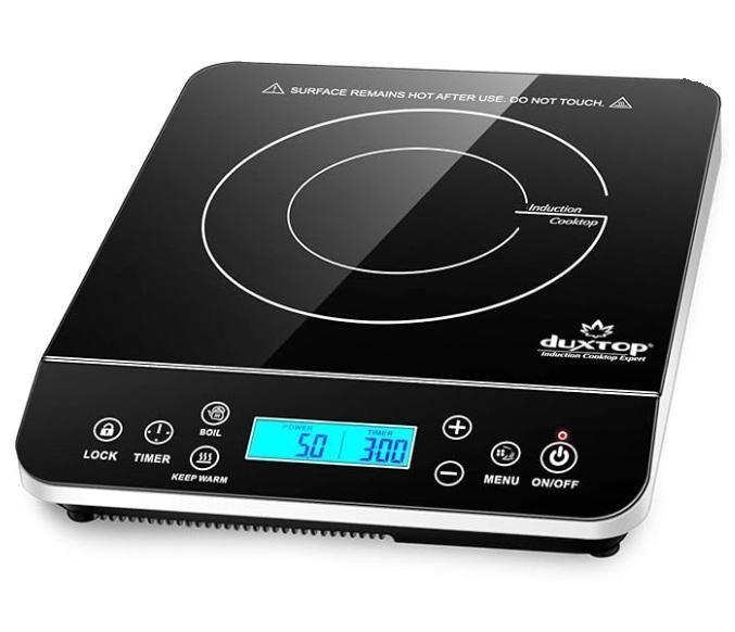 Duxtop Portable Induction Cooktop Burner, BLACK+DECKER Digital Microwave Oven, Ameristep Tent Chair Blind - MSRP $1,698