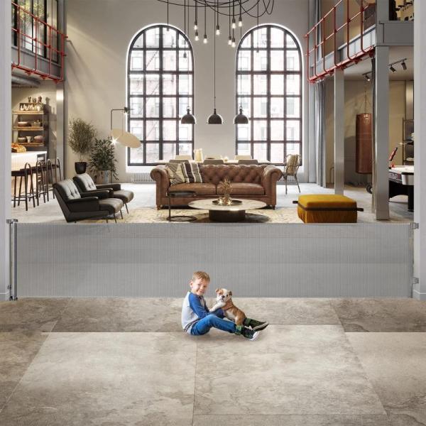 Baby Product - WOMHOM 140in Outdoor Retractable Gates, HEELALBABY Extra Wide Baby Gates, Corner Protectors -MSRP $1,889