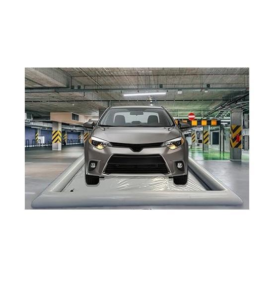 Joyexer Inflatable 9.7'x19.5' Containment PVC Car Wash Mat, SPI Home Cast Aluminum Rabbit Triplets Planter -MSRP $1,793