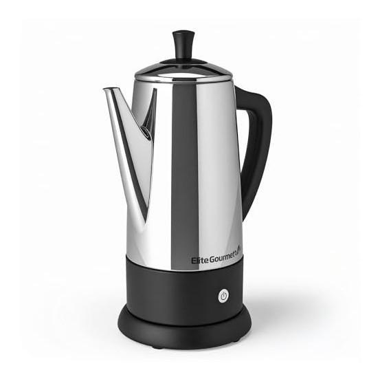 AMZ Mediums - Elite Gourmet Electric Coffee Percolator, Pampers Diapers, Dumos Storage Shelves - MSRP $1,292