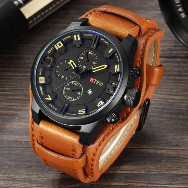 Mens Assorted Fashion Watch Lot Mixed Styles Analog Wristwatches