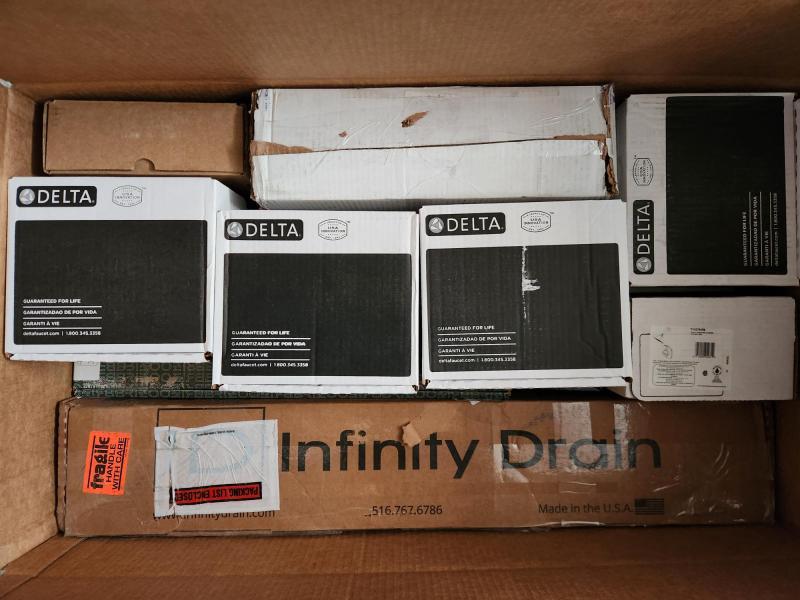 Home Improvement - Brizo, Delta, Infinity Drain - MSRP $5,570