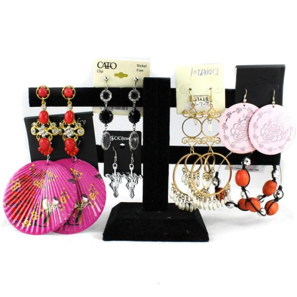 Wholesale 1400 Pairs Large Women Dangling Earrings Mixed Lot Jewelries