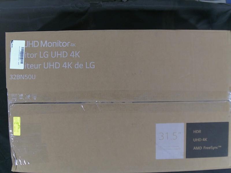 A Grade - LG 31.5" VA UHD 4K Monitor (3840x2160) with HDR10, AMD FreeSync, Dynamic Action Sync - MSRP $369