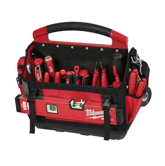Mixed Lot - Milwaukee Tool Tote, Schlage Camelot Handleset, Deere Tractor Cover - Est Retail $7,460- 1plt