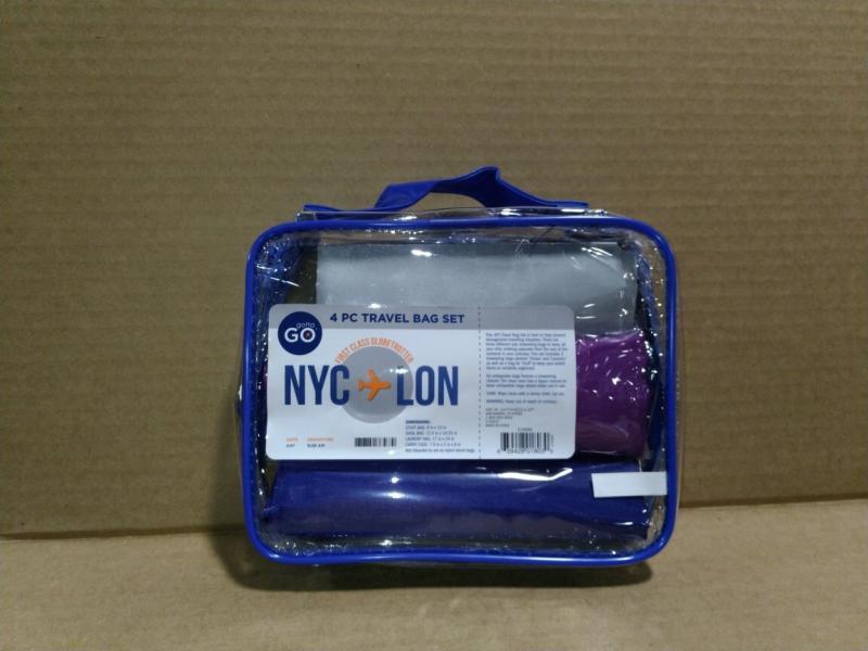 Bed Bath and Home - Gotta Go 4 Piece Travel Bag Trio Set - MSRP $15,109