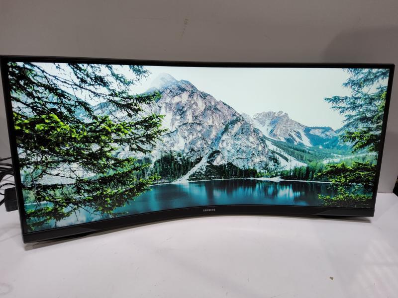 A Grade - Samsung 34" Odyssey G5 1000R Curved 1ms 165Hz QHD FreeSync Prem Gaming Monitor Black - MSRP $399