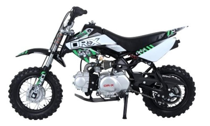 110CC Gas Dirt Bike With Automatic Transmission Electric Start