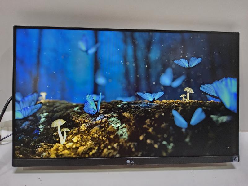 A Grade - LG 24 Monitor 1920X1080 16 9 IPS HDMI DP - MSRP $186