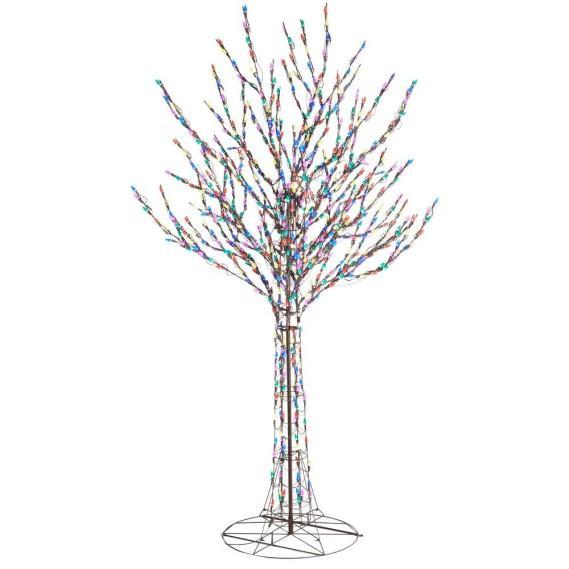 Holiday - Home Accents Holiday Bare Branch LED Trees, Cinco Tree Stand - Est Retail $1,288- 2plts