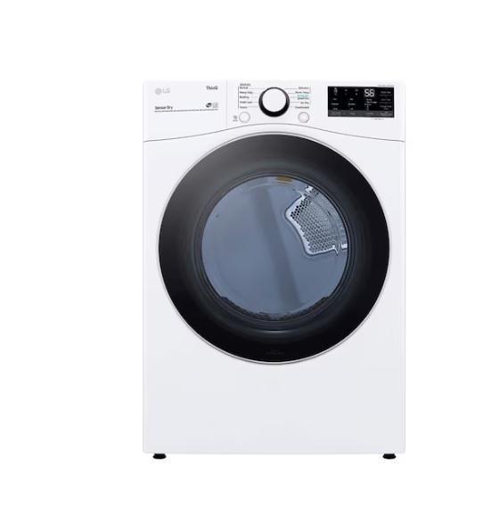 LG 7.4cu.ft Capacity Gas Dryer, DLG3601W - MSRP $1,195