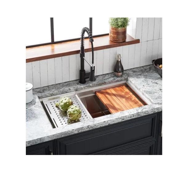 Signature Hardware SHWORK1BZ Kitchen Sink - MSRP $823
