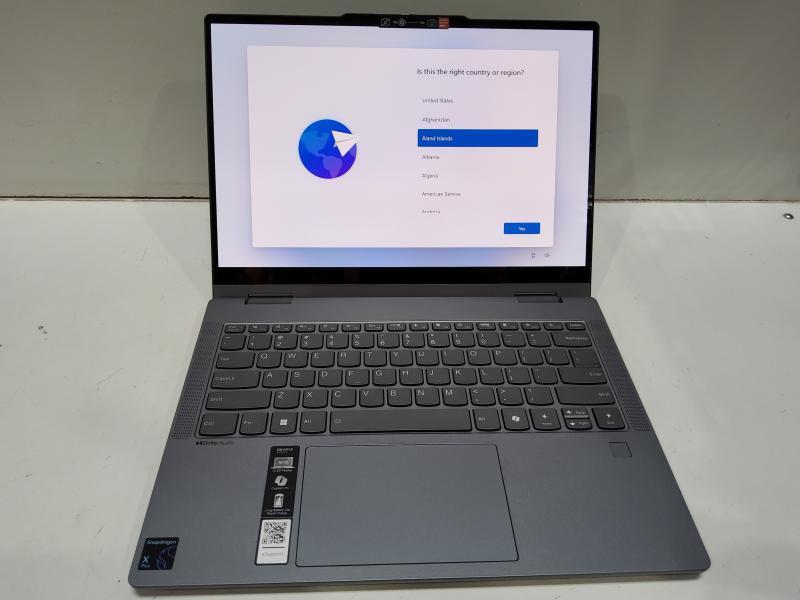 A Grade - Lenovo IdeaPad 5x 14 OLED Touchscreen Laptop, Copilot+ PC, Snapdragon X Plus, 16GB RAM, 1TB SSD - MSRP $899