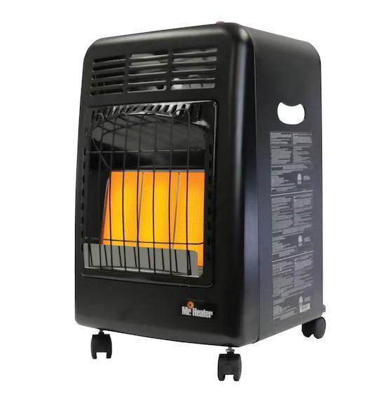 Mr. Heater Cabinet Propane Heater, Utilitech Quartz  Wall Heater, Levolor Faux Wood Blind - MSRP $2,143