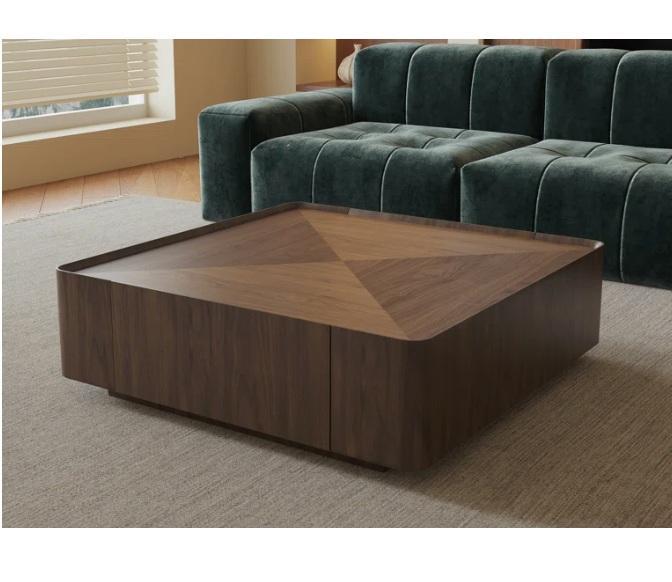 Housewares - Talia 5-Light Steel Flush Mounted Sconce, Single Walnut Square Coffee Table w/Storage - MSRP $3,821