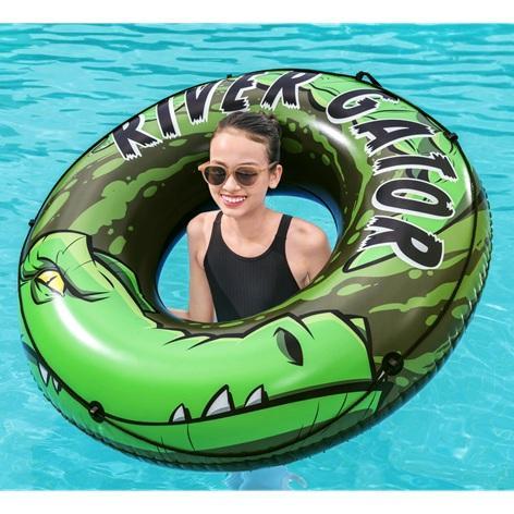NEW - H2OGO! Green River Gator 47" Floating Pool Rings - MSRP $1,249