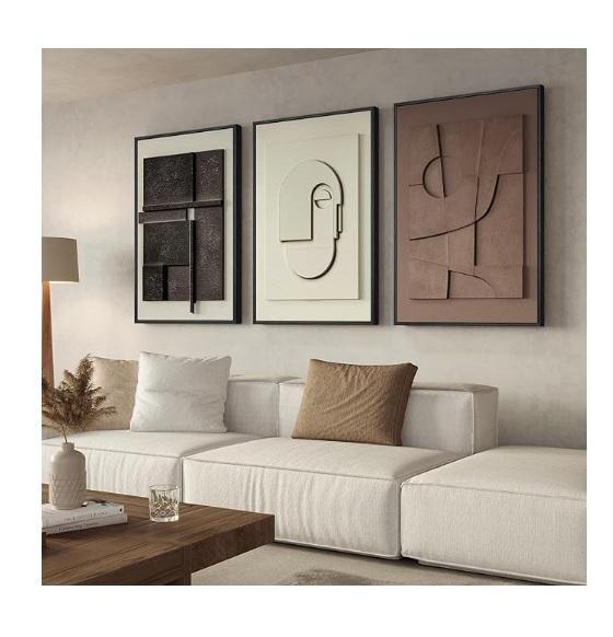 Lg 3D Textured Framed Abstract Wall Art, Huffy Stone Mountain 24in Mountain Bike, CHARMOR Bronze Mirror - MSRP $2,780