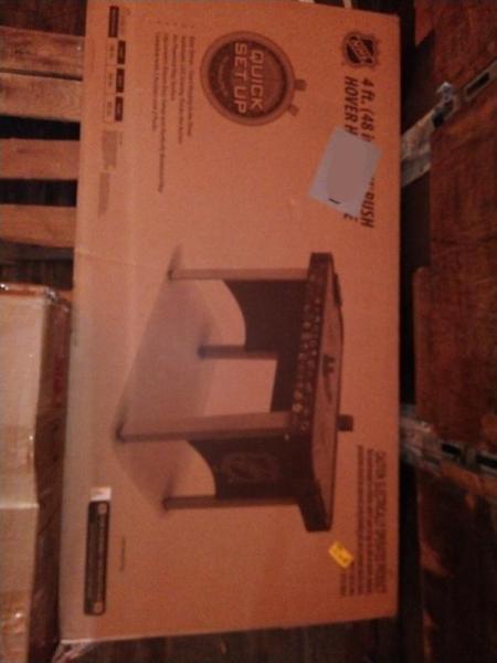 Delta Finnridge Brushed Gold Kitchen Faucet, 27.56in Tall Safe Box, WAMIRRO Farmhouse Window Mirror - MSRP $2,313