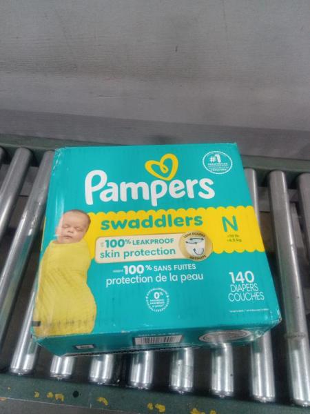 Unprocessed - AMZ LPNs - Pampers Diapers, Ecovacs Winbot, Rattan Pendant Light - MSRP $2,302