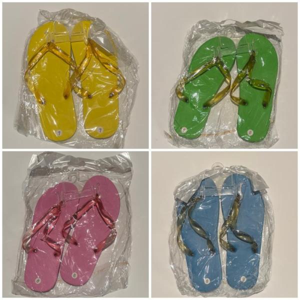 72 Pairs - New Summer Flip Flops For Women Mixed Colors