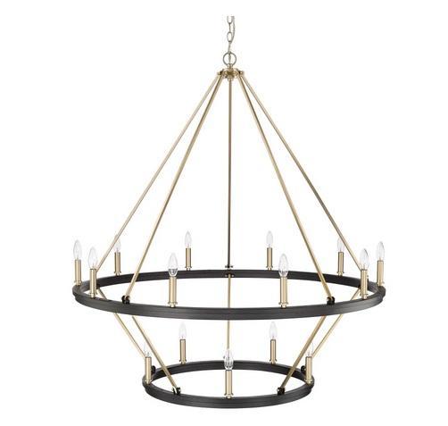 Millennium Lighting 95015-MB/MG Taper Candle Style Chandelier - MSRP $863