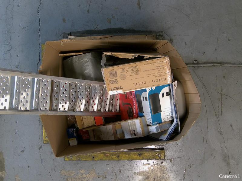 Allen+Roth Crest Hill 24in White Single Sink Bathroom Vanity, Open Shelf Tower, CRAFTSMAN Tool Box - MSRP $2,382