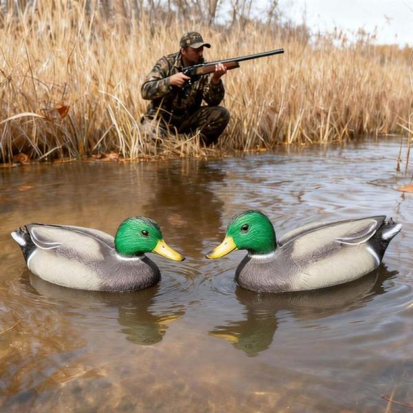 New -60pc Duck Decoys For Hunters & 3D Leaf Camouflage Ghillie Set