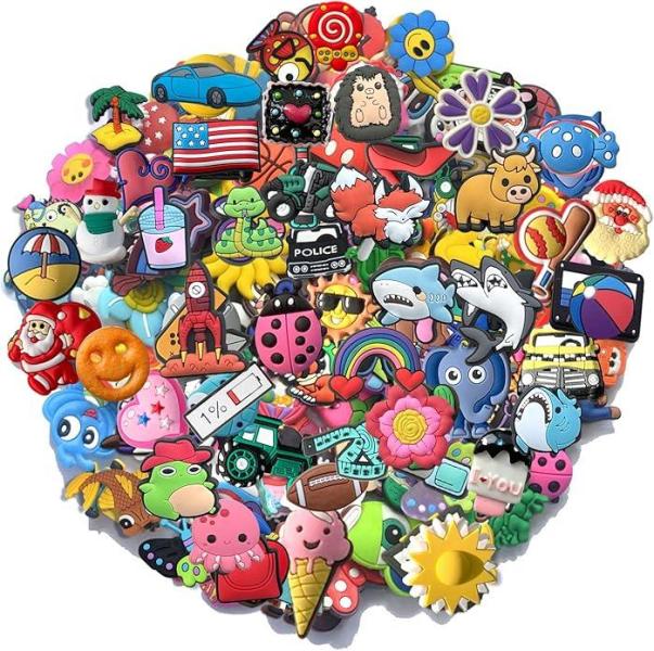 1000 - New Huge Assortment - Crocs Charms Mixed Lot - MSRP $12995.00