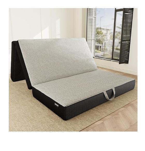 ROXGOX Memory Foam Trifold Full Mattress, Sofucor 52in Ceiling Fan, MZB 6.4gal Ultra Quiet Air Compressor - MSRP $1,112