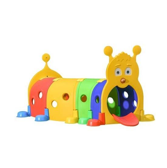 Qaba Caterpillar Toddler Tunnel, Izeuk Metal Shelving Unit, Jutifan Spiral Floor Lamp - MSRP $2,318