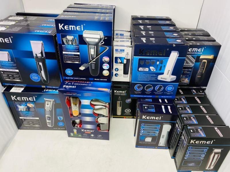 Kemei Grooming Kit & Electric Shaver Assorted Lot Hair Clippers, Nos
