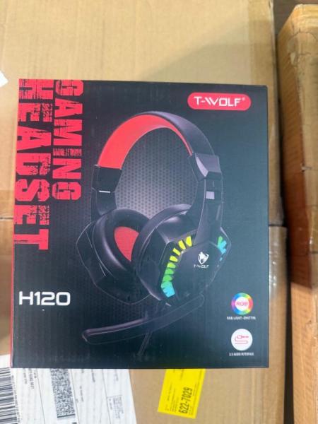 T-VOLF H120 RGB Gaming Headset with Microphone 3.5mm Wired Over-Ear He