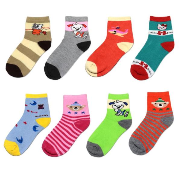 Wholesale Assorted Mixed Styles 300 Pairs Children Ankle Socks Low Cut