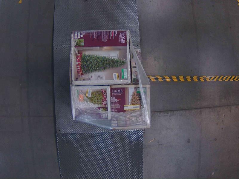 Holiday - HDC 12ft GRAND DUCHESS BALSAMFIR Christmas Tree, 7.5ft FLOCKED GRAND DUCHESS Trees - Est Retail $1,685- 2plts