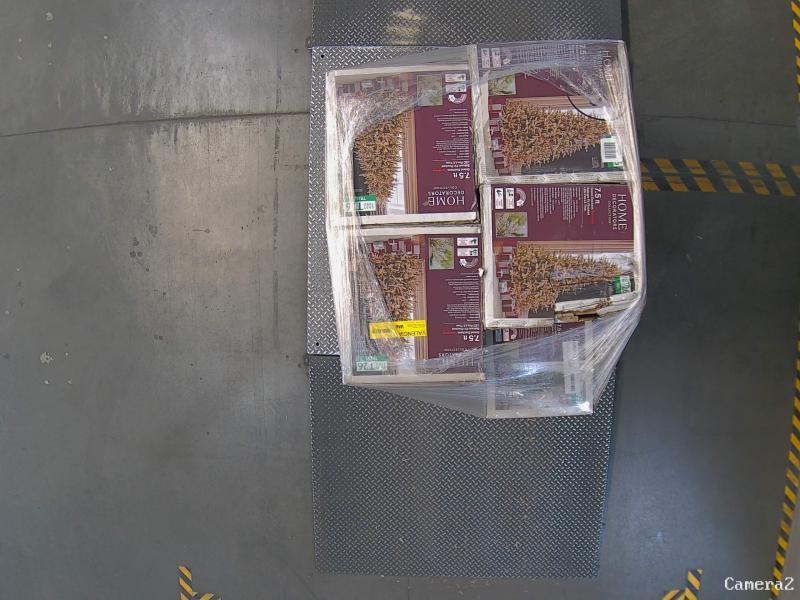 Holiday - HDC 7.5ft FLOCKED GRAND DUCHESS Christmas Trees, HDC 7.5ft GRAND DUCHESS Fir Trees - Est Retail $1,672- 2plts