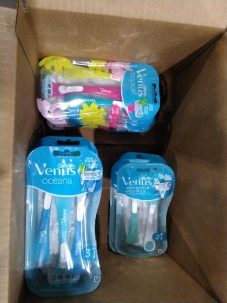 Health & Beauty- Gillette Venus Womens Disposable Razors - MSRP $1,011