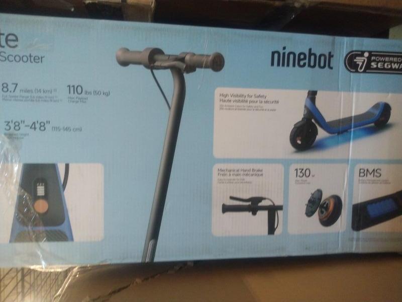 Ninebot Electric Scooter, Balsam Hill Ornament Chest, Yifor Baby Changing Table - MSRP $1,292