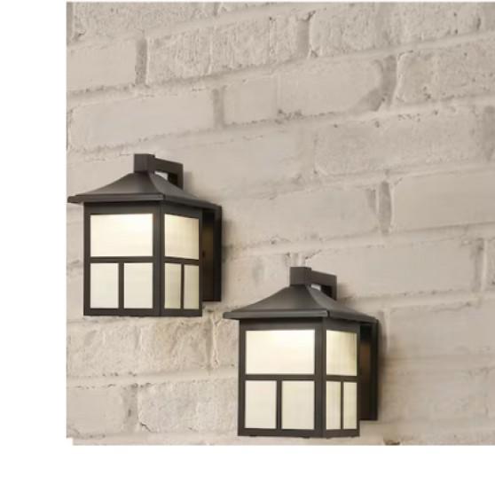 Lighting & Electrical - Hampton Bay LED Wall Lantern Sconces - Est Retail $3,096 - 1 plt