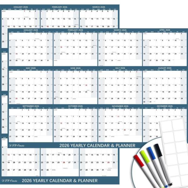 Office Product - 2026 Wall Calendars - MSRP $1,012