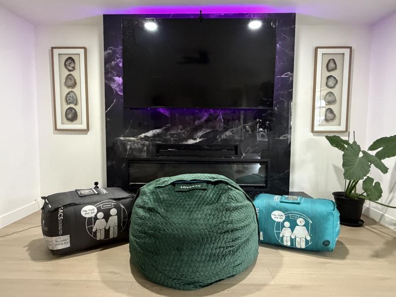 NEW Lovesac Movie Sacks with Covers & Inserts $18,000 Retail RETAIL!