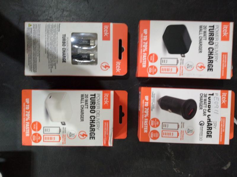 General Merchandise- ITEK TURBO CHARGE, Qi Wireless Charging, PIC LED Bug Zapper - MSRP $4,177