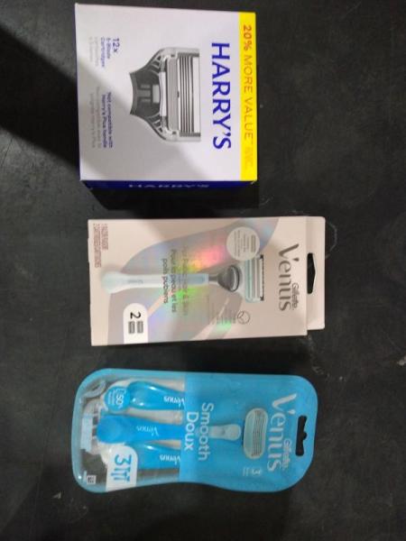 Health and Beauty- MicroTouch 6029416 Trimmer, Gillette Venus Razor, L'Oreal Paris Magic Root Hair Dye- MSRP $4,278