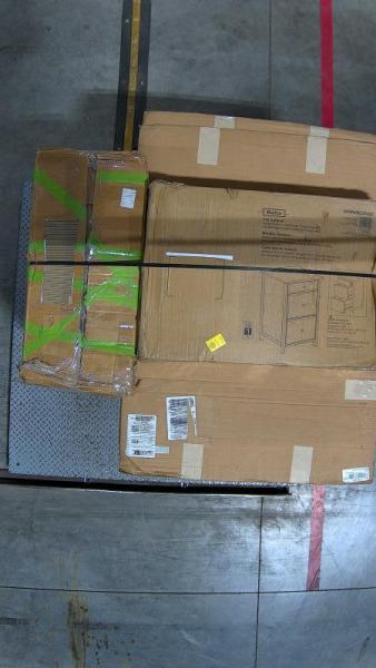 General Merch - Mount-It Convertible Standing Desk, Jenkins Desk Chair, Delta File Cabinet - MSRP $5,040