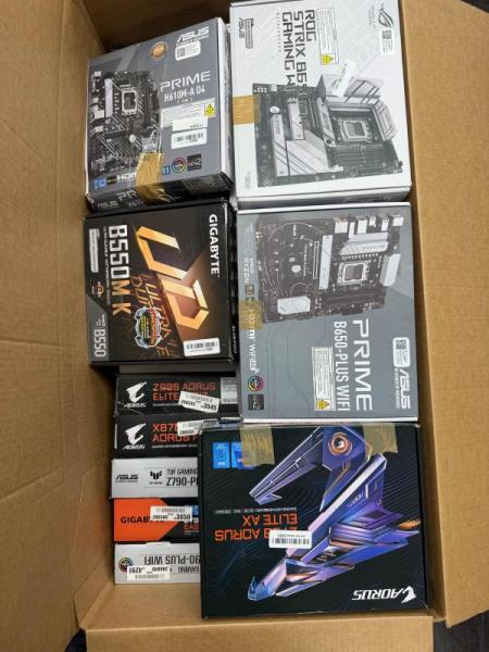 Motherboards - ASUS, GIGABYTE, MSI, ASRock - MSRP $6,340