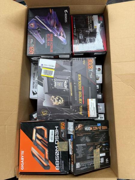 Motherboards - MSI, GIGABYTE, ASUS - MSRP $6,854
