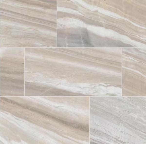 Flooring & Rugs - Daltile Artebella Pietra Gray Polished Floor & Wall Tiles & More - Est Retail $1,208- 2plts