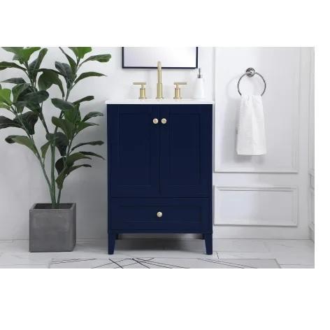 Elegant Lighting VF18024BL Vanity Set - MSRP $684