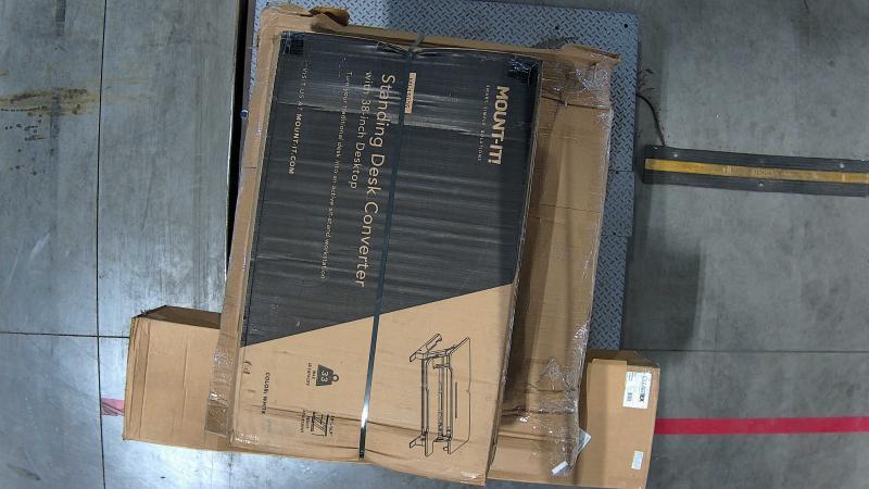 General Merch - Mount-It Standing Desk, Serta Desk Chair, Floortex XXL Chairmat - MSRP $4,560